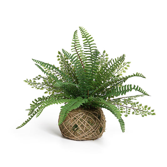 Artificial Boston Fern Plants Bushes Faux Plants Shrubs Greenery for House, Office, Garden, Inddor and Outdoor Decor
