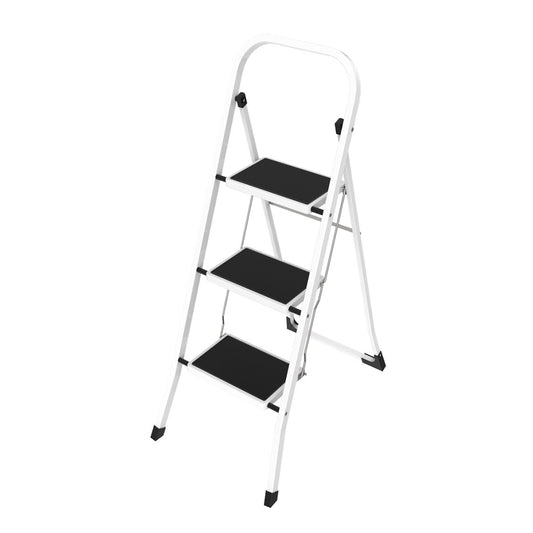 3 step steel ladder