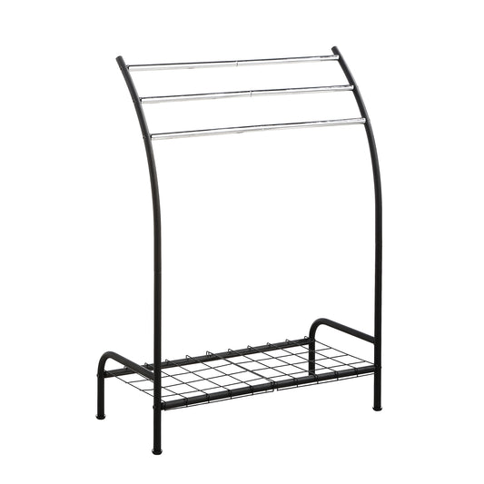 Beal OPP Floor FreeStanding Towel Rack With Removable Wire Shelve