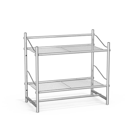 OPP Round Tubing 2 Tier Wall Mounted Shelf
