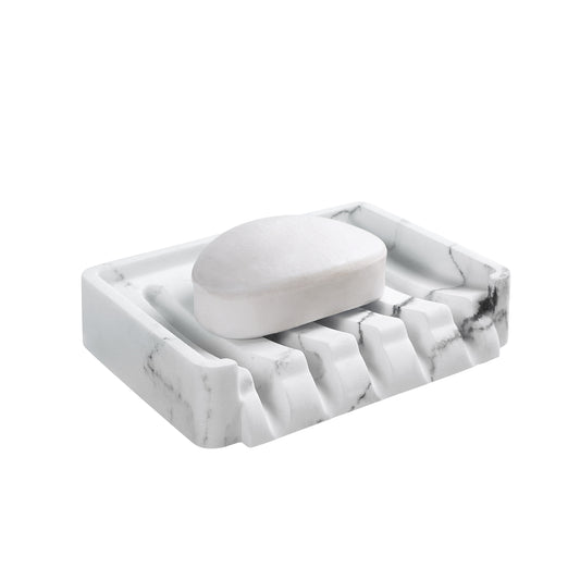 Faux Marble Soap, Sponge Dish Drainer Holder
