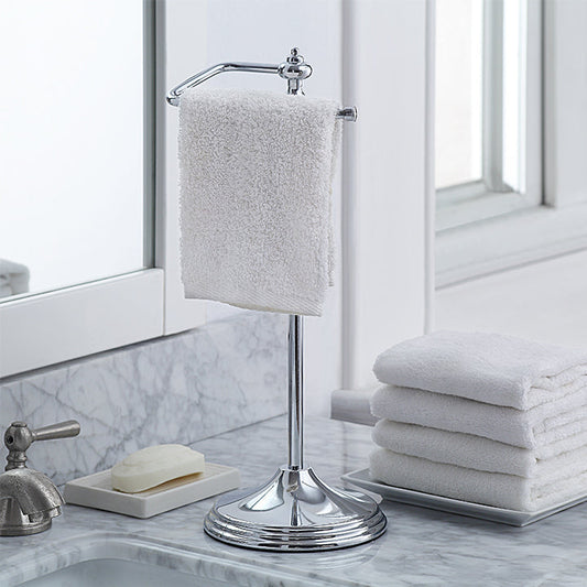 Heavy Weight Decorative Metal Fingertip Towel Holder Stand