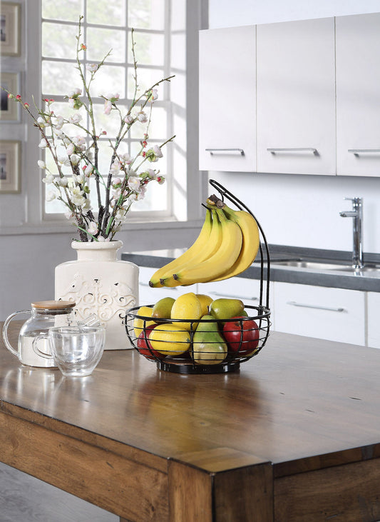 Classic Tabletop Wire Banana Fruit Basket Bowl Stand