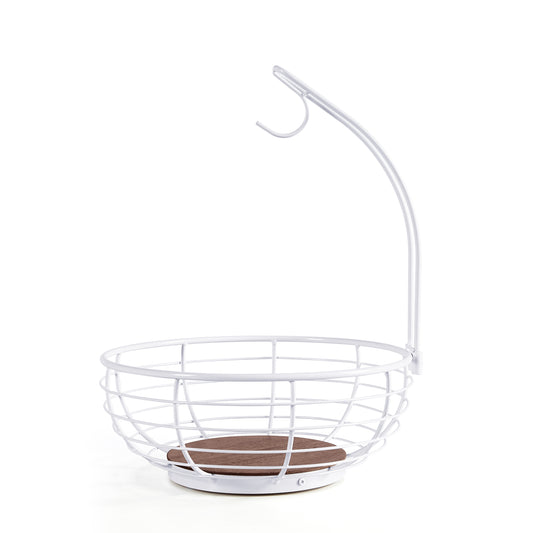 Classic Tabletop Wire Banana Fruit Basket Bowl Stand