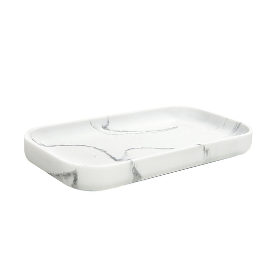 Classic Vanity Jewelry Organizer Resin Faux Tray
