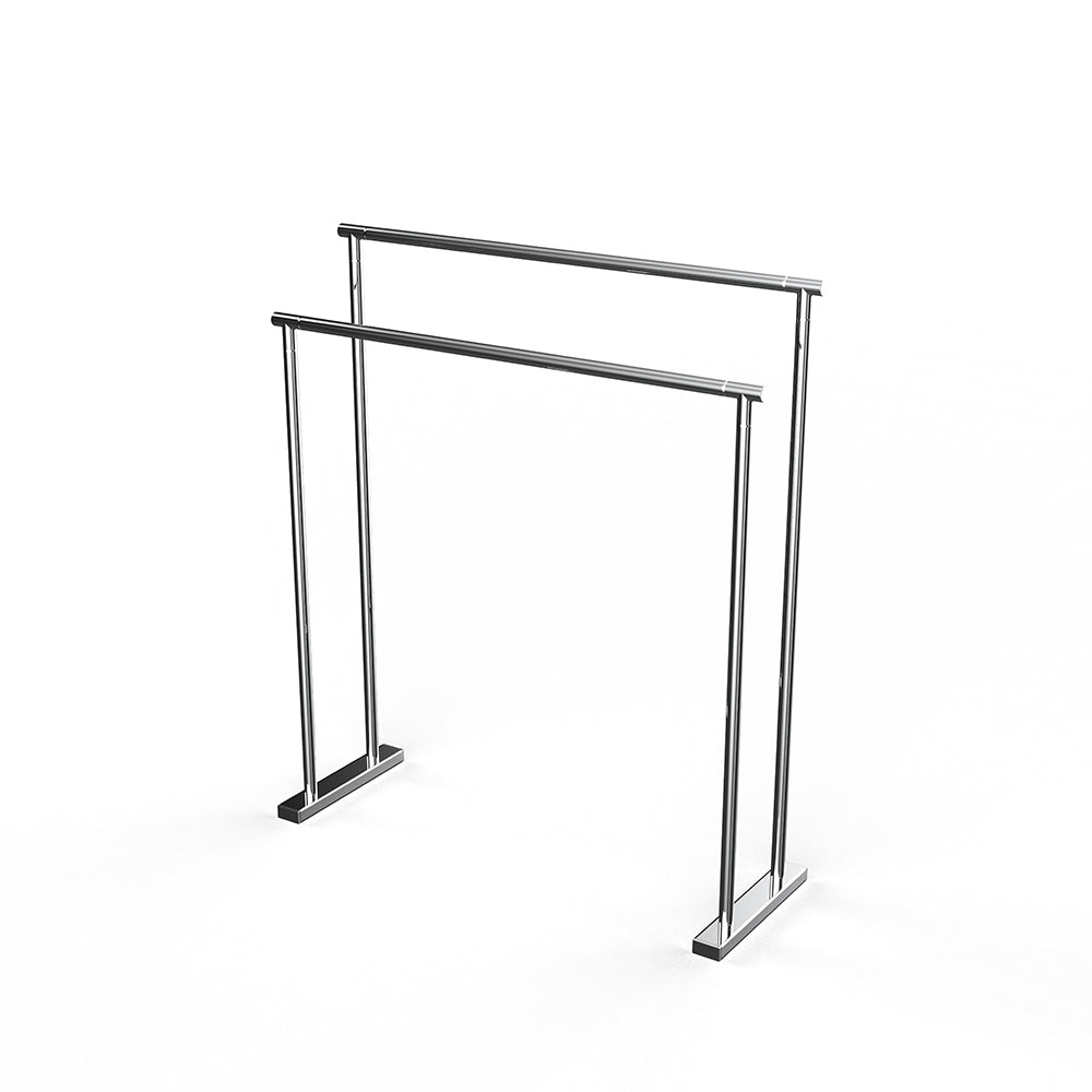 Large Double Rod Towel Rack