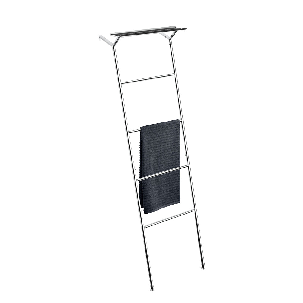 Y type Towel Ladder Leaning Holder with storage tray