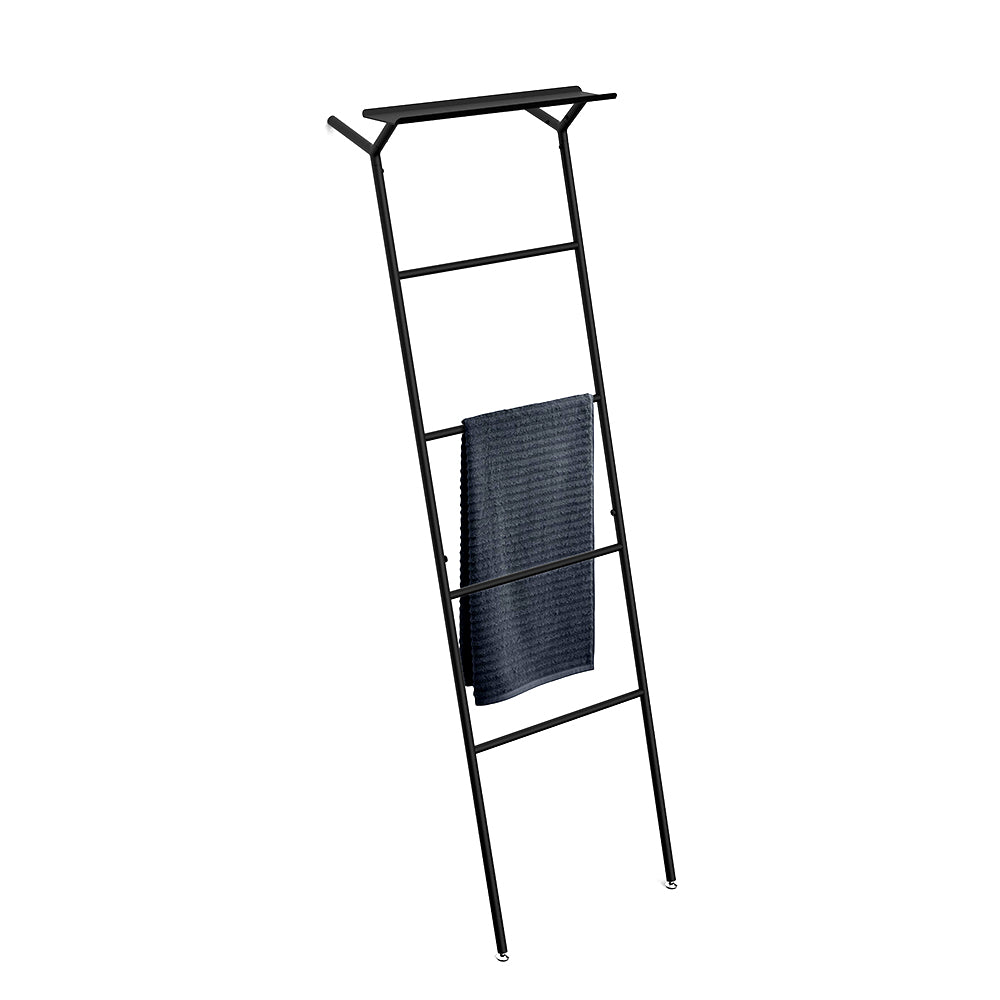 Y type Towel Ladder Leaning Holder with storage tray