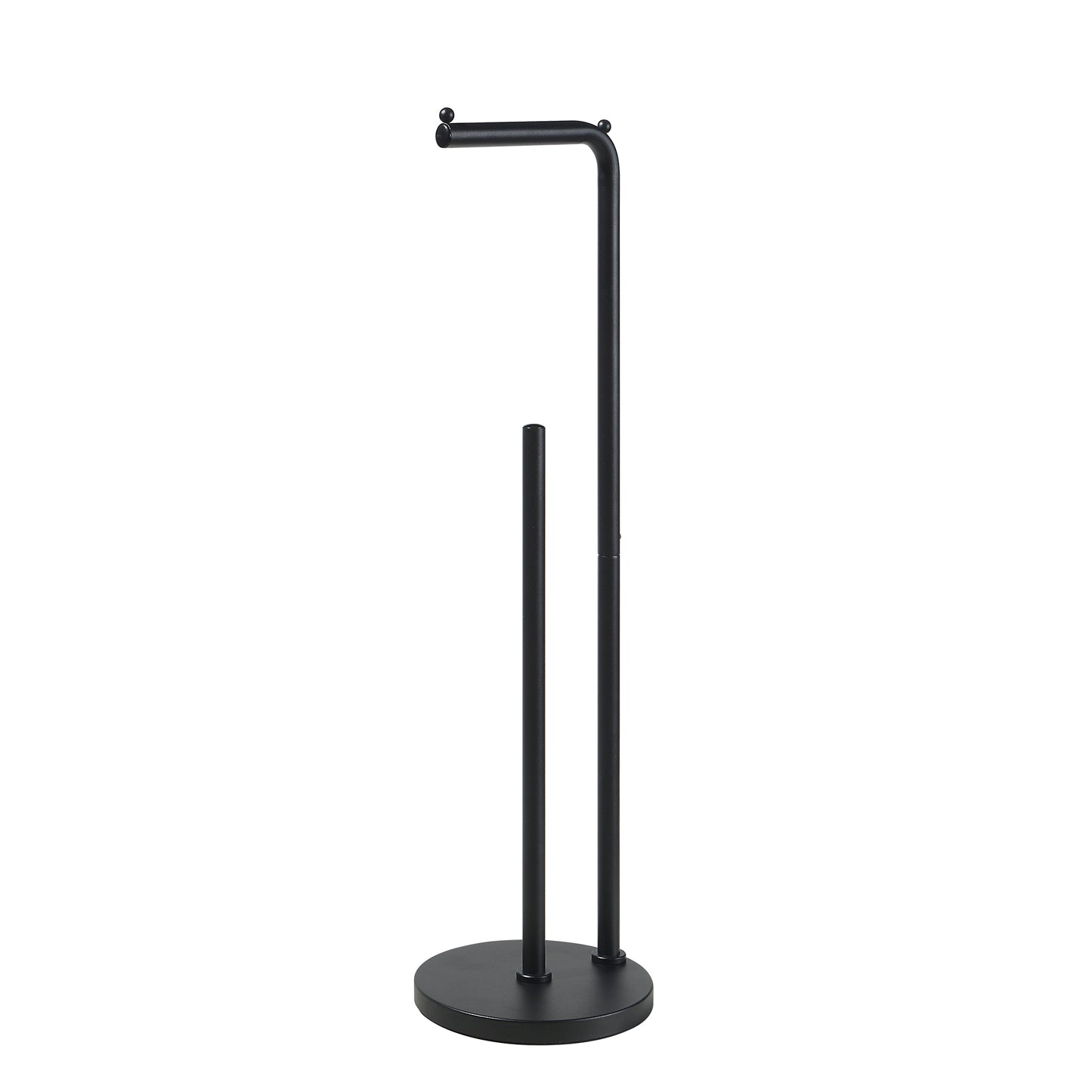 Toilet Tissue Paper Roll Holder Round Base Stand with Reserve