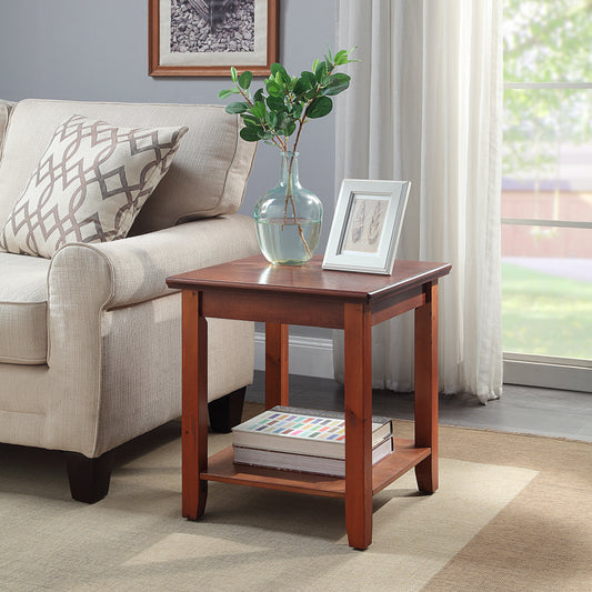 Wood End Table