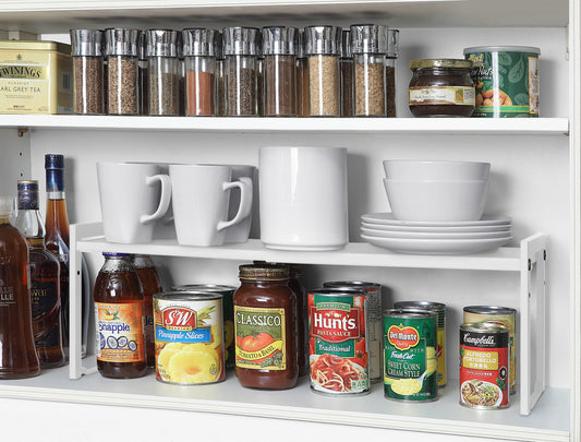 Small Expandable Cabinet and Counter Shelf Organizer