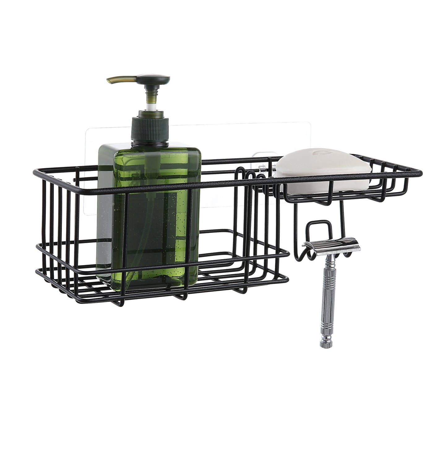 Adhesive OPP Shower Basket Shelf